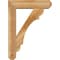Ekena Millwork Olympic Craftsman Rough Sawn Bracket w/ Offset Brace, Western Red Cedar, 6"W x 22"D x 30"H BKT0604X22X30OLY04RWR - alternate 3